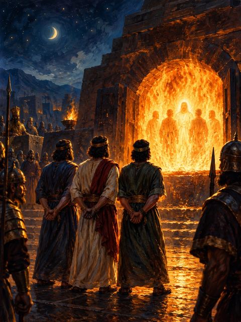 Illustration — not a likeness; generated for Gospel Companion in the app's painting style — Azariah
