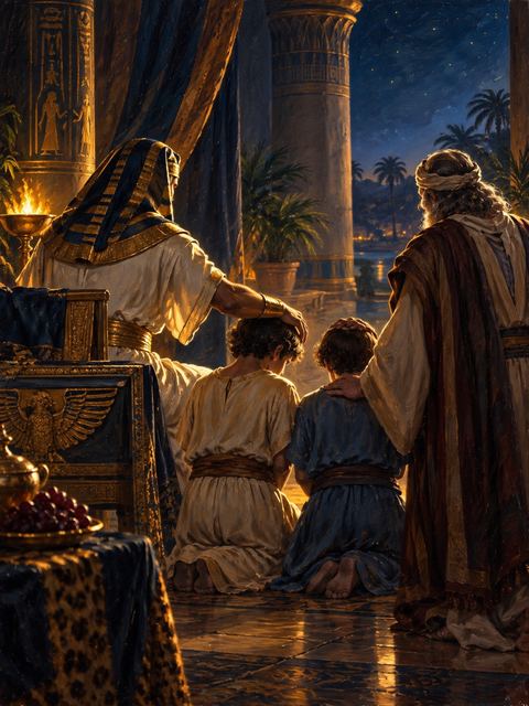 Illustration — not a likeness; generated for Gospel Companion in the app's painting style — Ephraim