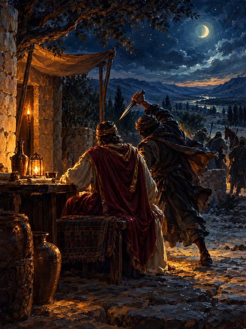 Illustration — not a likeness; generated for Gospel Companion in the app's painting style — Gedaliah