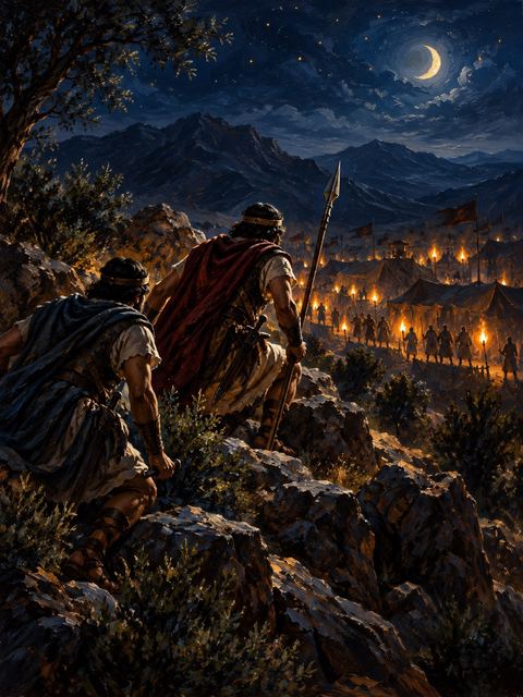 Illustration — not a likeness; generated for Gospel Companion in the app's painting style — Jonathan