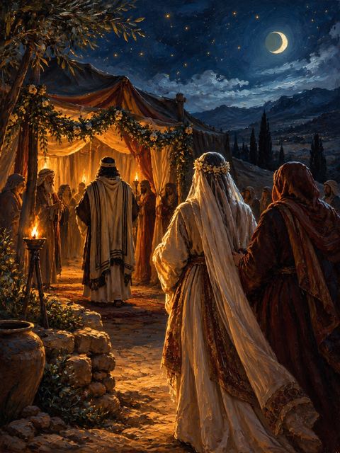 Illustration — not a likeness; generated for Gospel Companion in the app's painting style — Leah