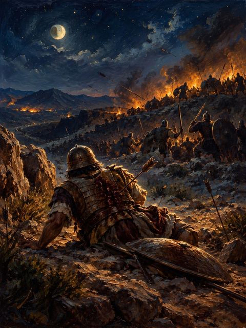 Illustration — not a likeness; generated for Gospel Companion in the app's painting style — Uriah