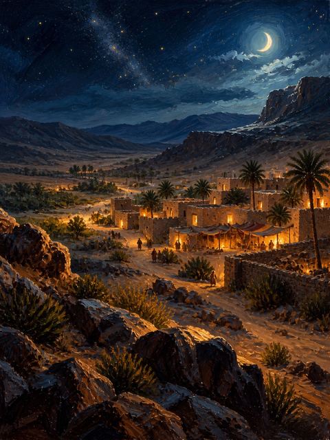 Illustration — not a likeness; generated for Gospel Companion in the app's painting style — Gerar