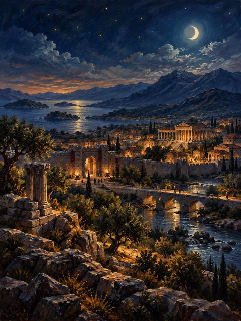 Illustration — not a likeness; generated for Gospel Companion in the app's painting style — Philippi