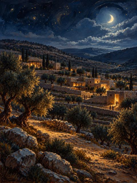 Illustration — not a likeness; generated for Gospel Companion in the app's painting style — Timnah